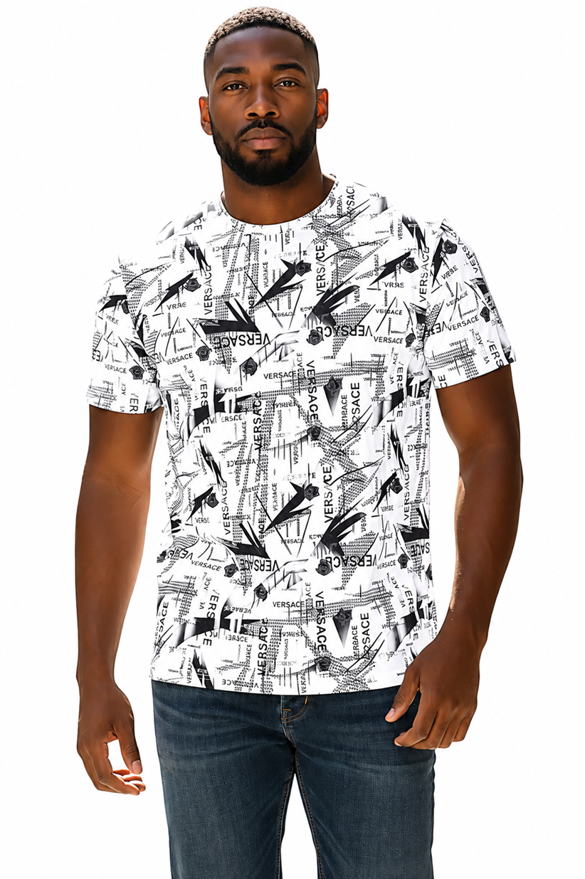 Versace Graphic Crew Neck T Shirt Secondary image