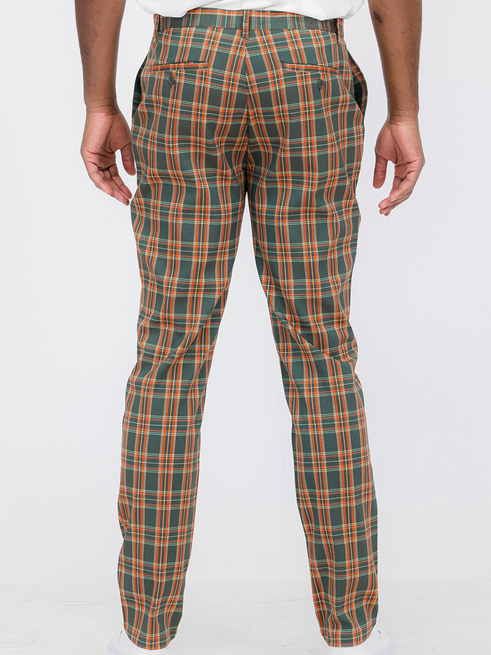 Plaid Trouser Pants