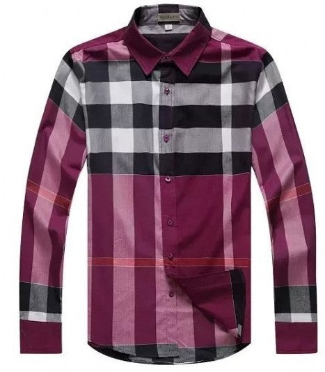 Burberry Brit Men's Cotton Exploded Check Button Down Shirt