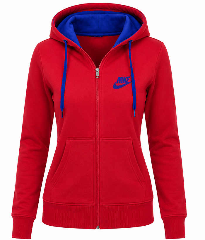 Nike Womens Essential Full-Zip Fleece Hoodie & Pants Set