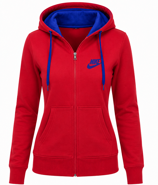 Nike Womens Essential Full-Zip Fleece Hoodie & Pants Set