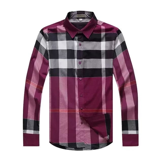 Burberry Brit Men's Cotton Exploded Check Button Down Shirt