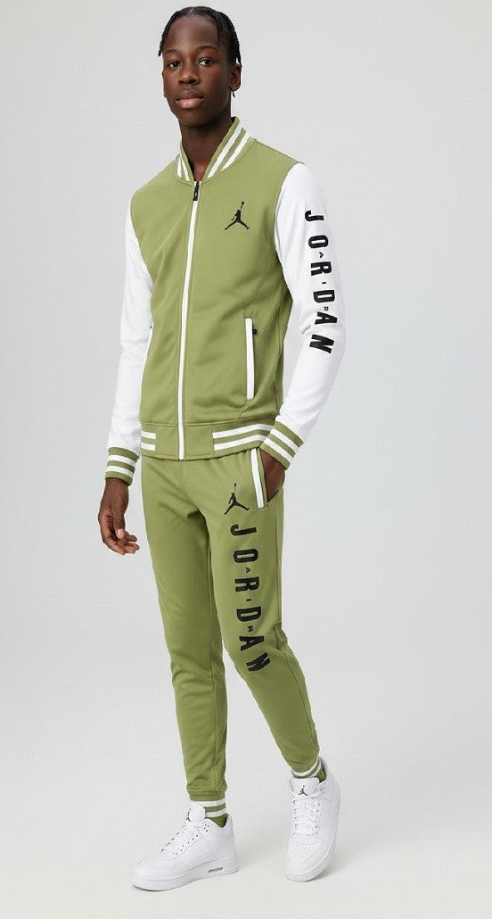 Jordan Men's Varsity Two Tone Zip Jacket & Pants Set