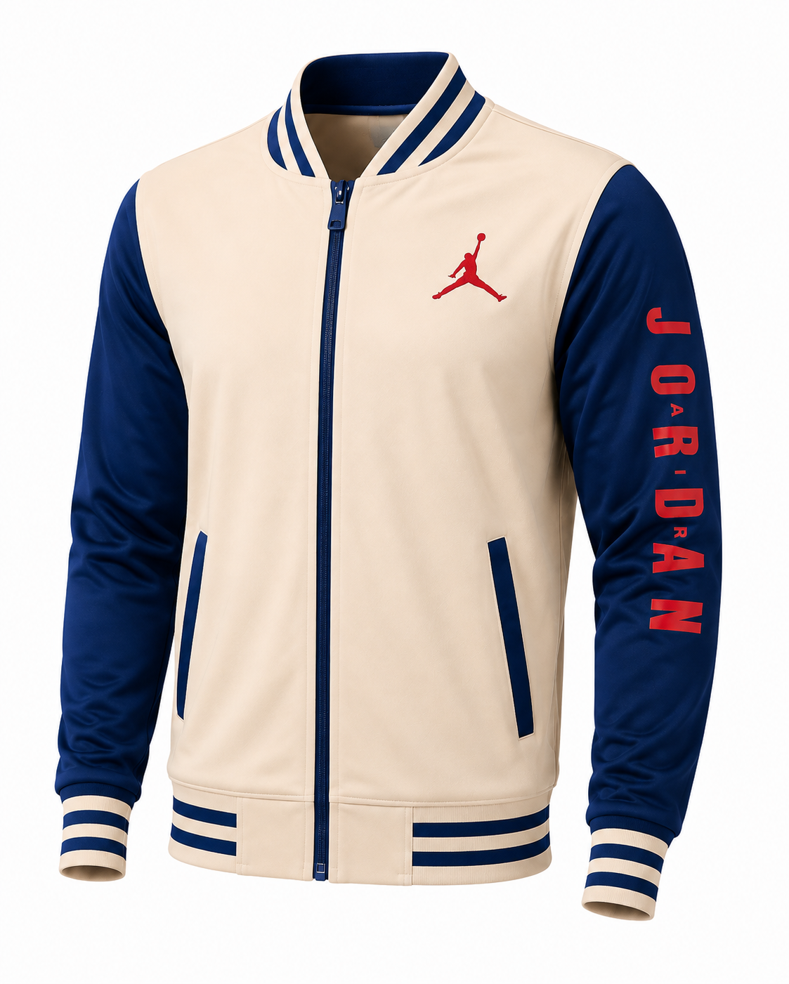 Jordan Men's Varsity Two Tone Zip Jacket & Pants Set