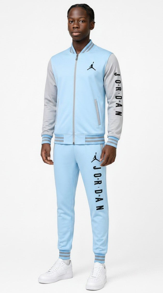 Jordan Men's Varsity Two Tone Zip Jacket & Pants Set