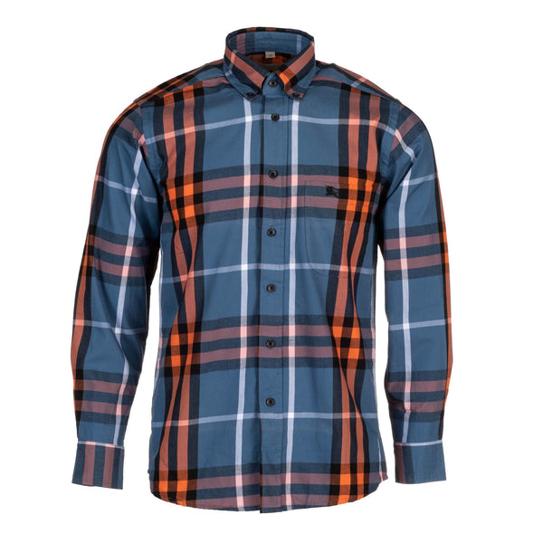Burberry Brit Men's Cotton Check Button Down Shirt Final Sale