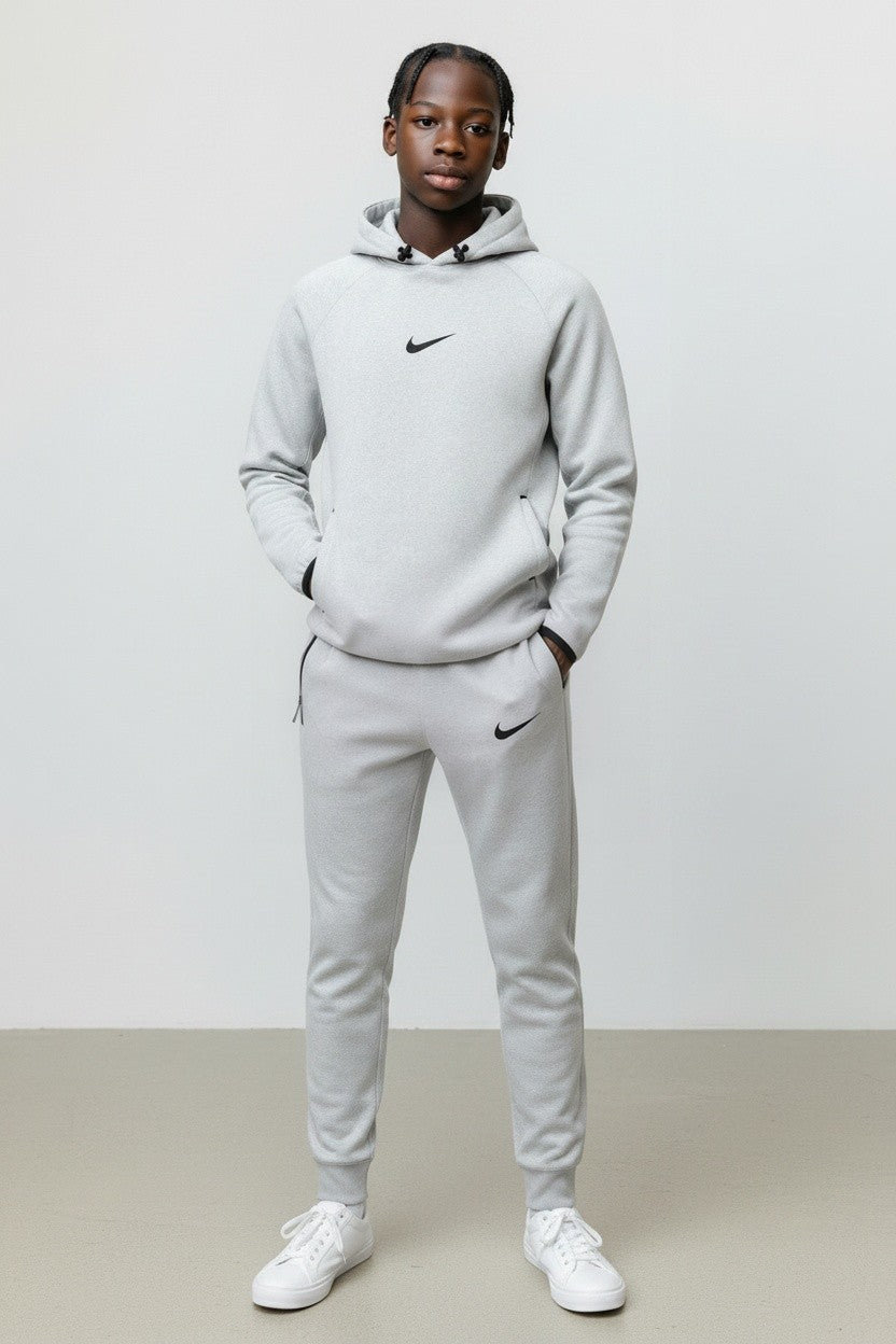 Nike Swoosh Men's Tech Fleece  Pullover Hoodie & Pants Set