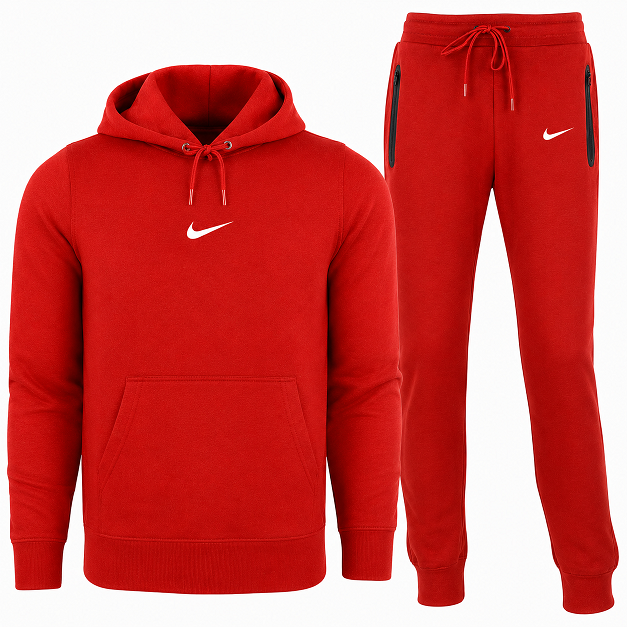 Nike Swoosh Men's Tech Fleece  Pullover Hoodie & Pants Set