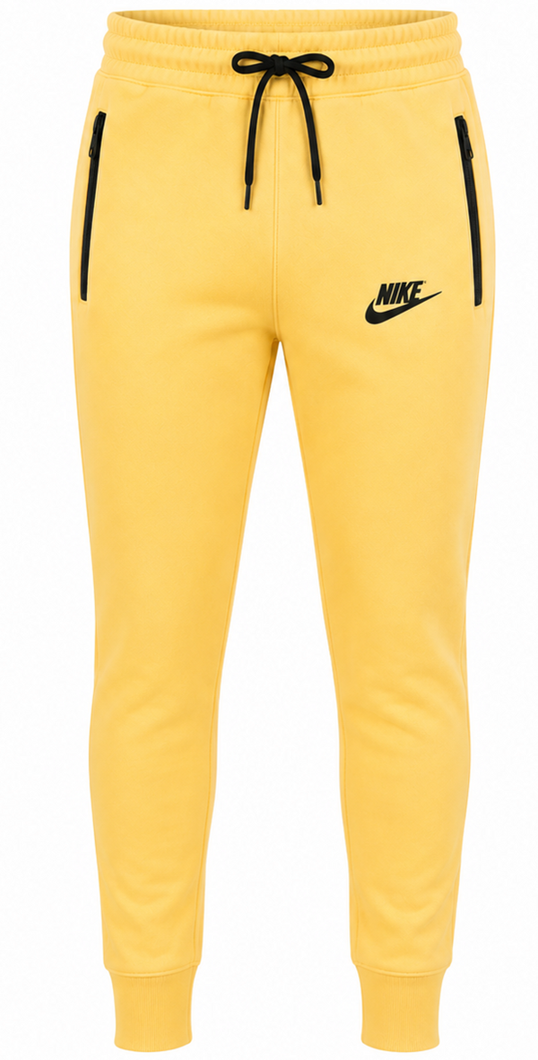 Nike Women's Sportswear Tech Fleece Hoodie & Pants  2 Pc Set Yellow
