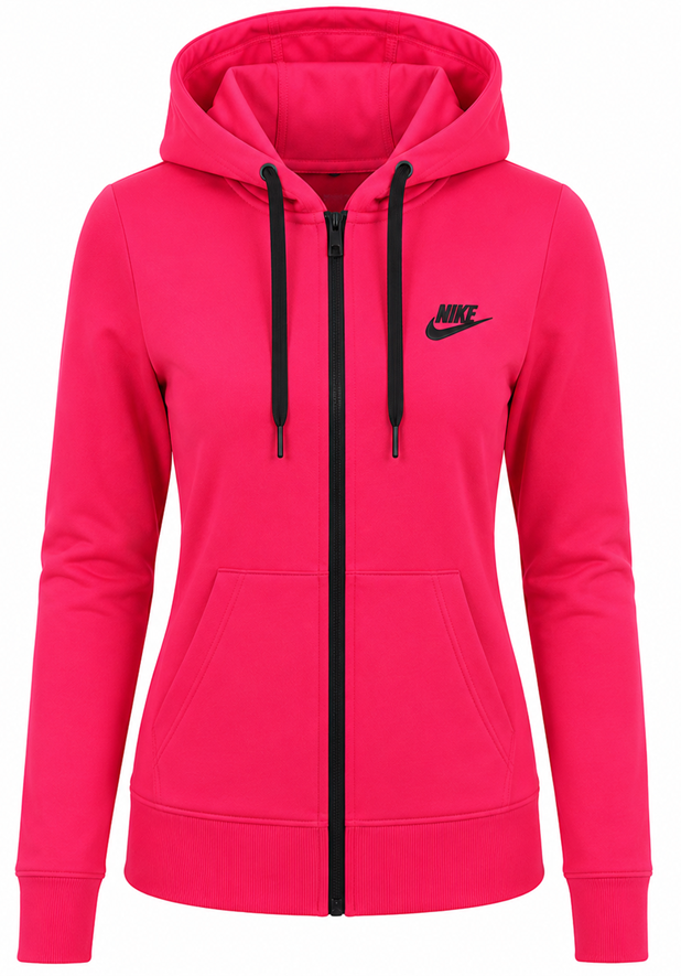Nike Women's Sportswear Tech Fleece Hoodie & Pants  2 Pc Set Red Secondary image