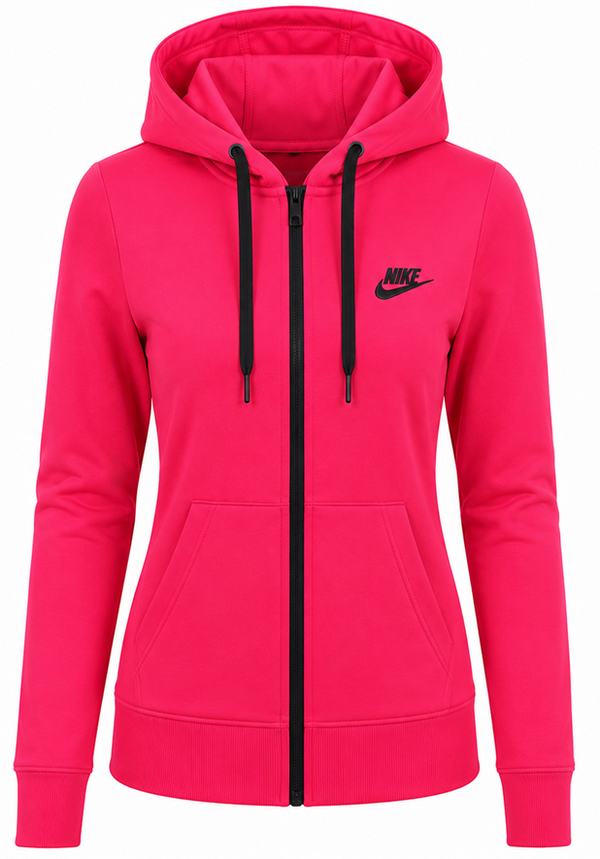 Nike Women's Sportswear Tech Fleece Hoodie & Pants  2 Pc Set Red