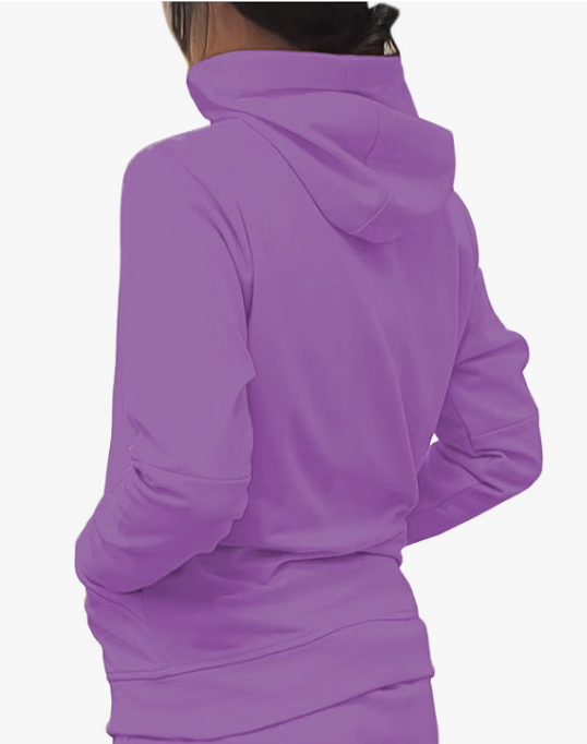 Nike Women's Sportswear Tech Fleece Hoodie & Pants  2 Pc Set Lavender