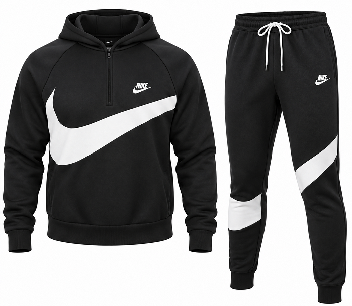Nike Sportswear Fleece Men's Pullover Swoosh Hoodie & Pants  2 Pc Set Main image