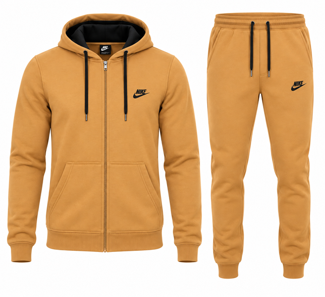 Nike Sportswear Club Fleece Zip Hoodie & Pants Set Timber