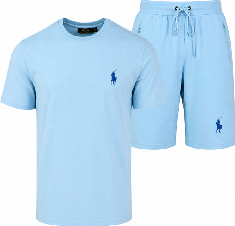 R.L Polo Men's Shorts & T Shirt 2 Pc Set