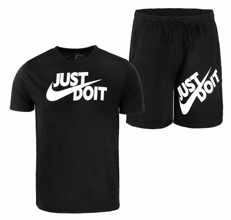 Nike Men's Just Do It Crewneck  Top & Short Set