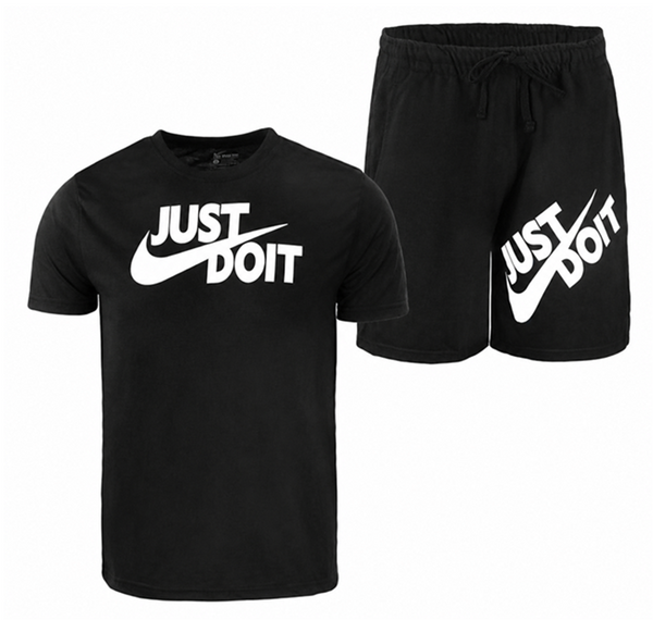 Nike Men's Just Do It Crewneck  Top & Short Set
