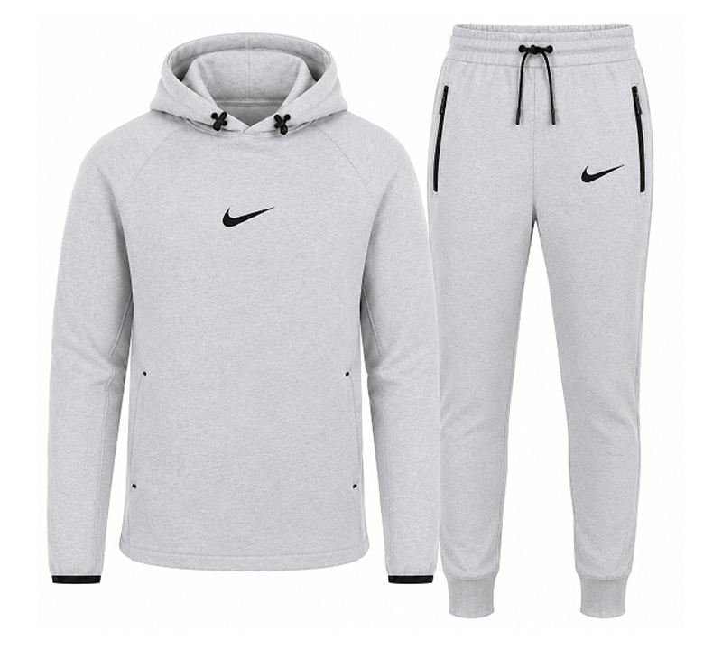Nike Swoosh Men's Tech Fleece  Pullover Hoodie & Pants Set