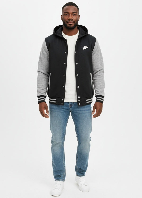 Nike Varsity Colorblock Men's Club Fleece Hoodie
