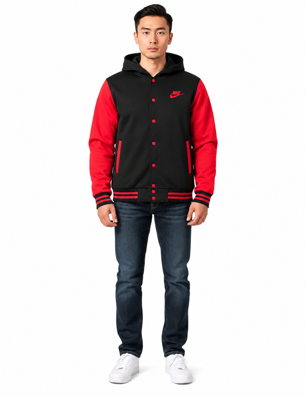 Nike Varsity Colorblock Men's Club Fleece Hoodie