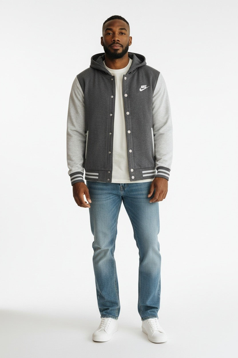 Nike Varsity Colorblock Men's Club Fleece Hoodie