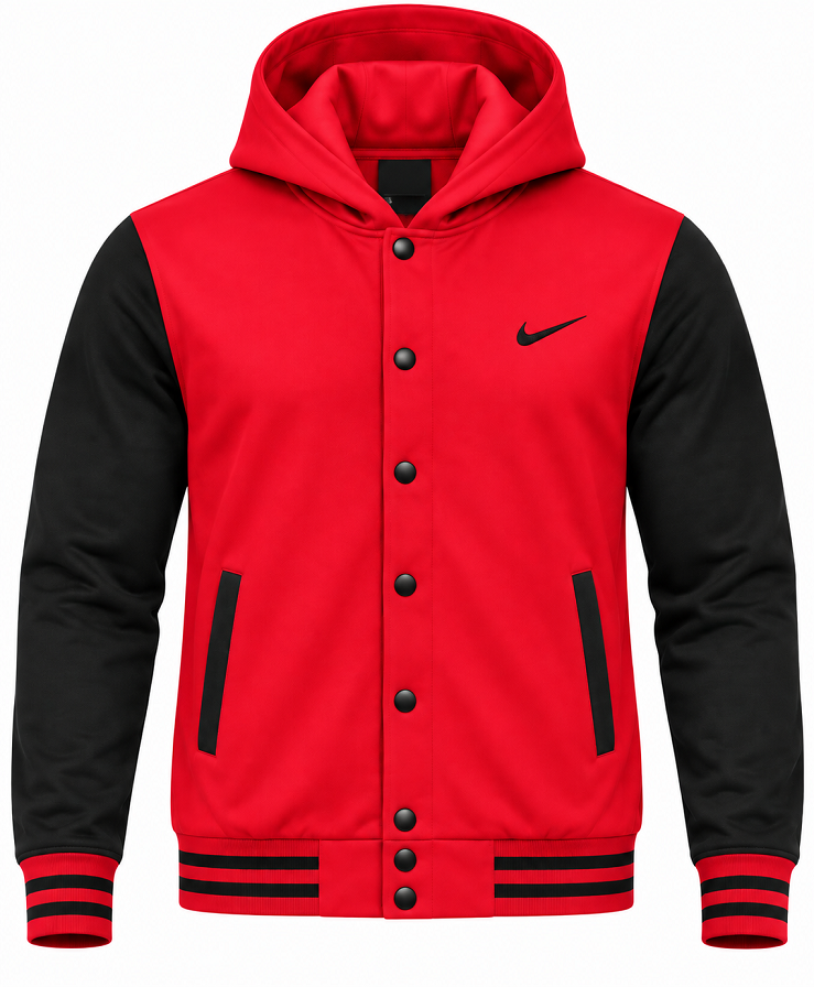 Nike Varsity Colorblock Men's Solo Swoosh Fleece Hoodie