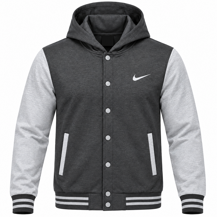 Nike Varsity Colorblock Men's Solo Swoosh Fleece Hoodie
