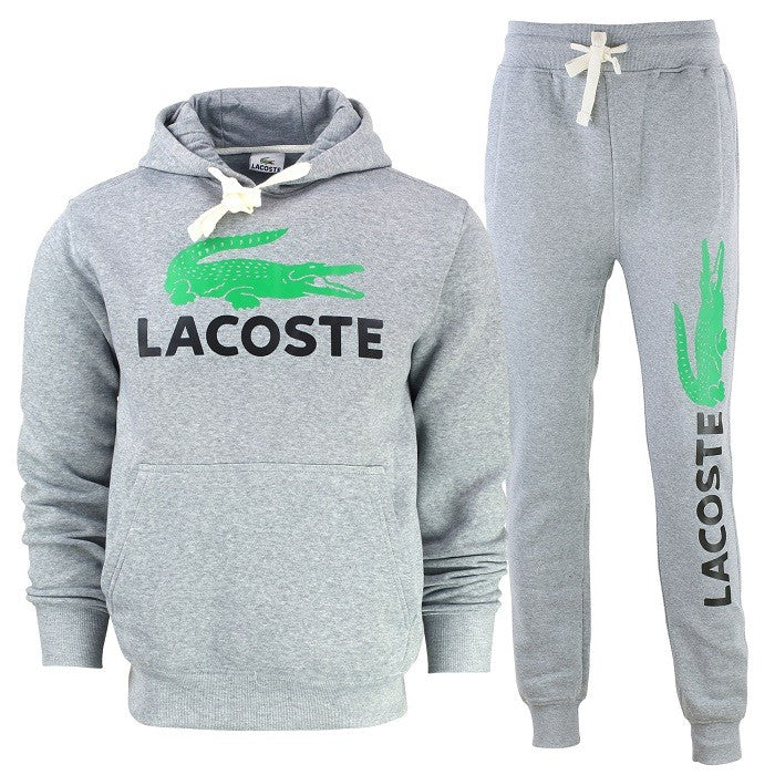 Lacoste Graphic Logo Fleece Pullover Hoodie & Pants Set