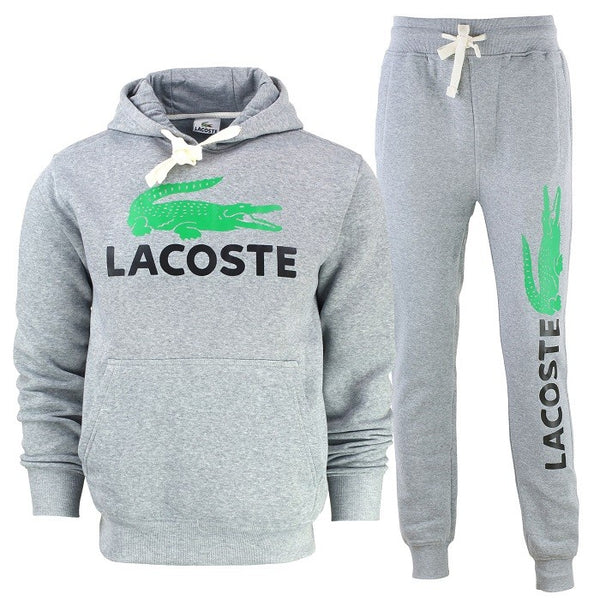 Lacoste Graphic Logo Fleece Pullover Hoodie & Pants Set