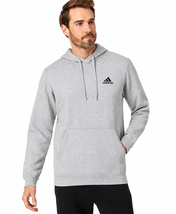 Adidas Men's Feel Cozy Essentials Fleece Pullover Hoodie