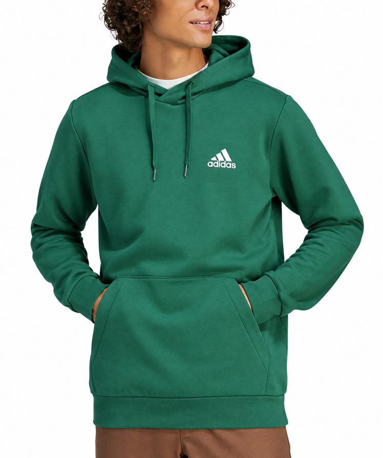 Adidas Men's Feel Cozy Essentials Fleece Pullover Hoodie