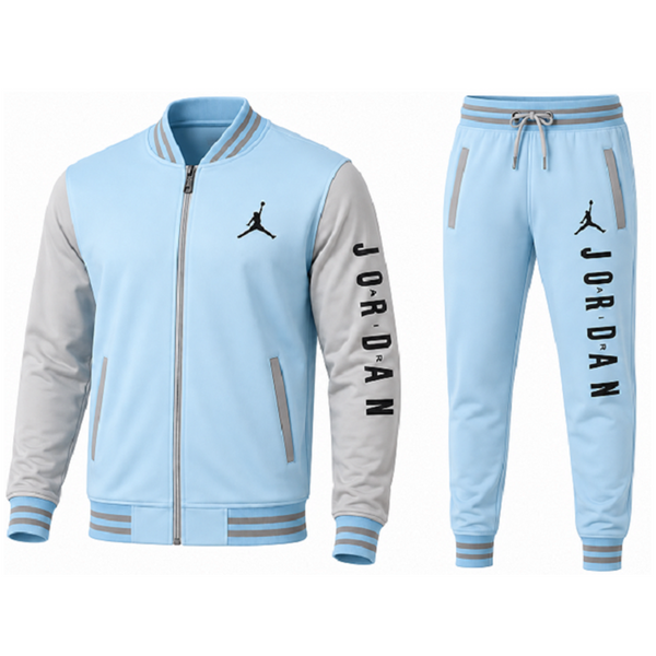 Jordan Men's Varsity Two Tone Zip Jacket & Pants Set