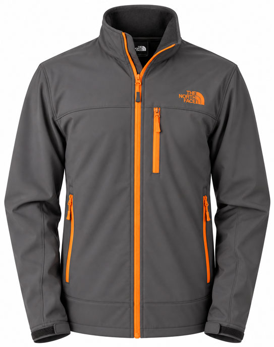 The North Face Men's Apex Bionic Jacket Gray./Orange Closeout Main image