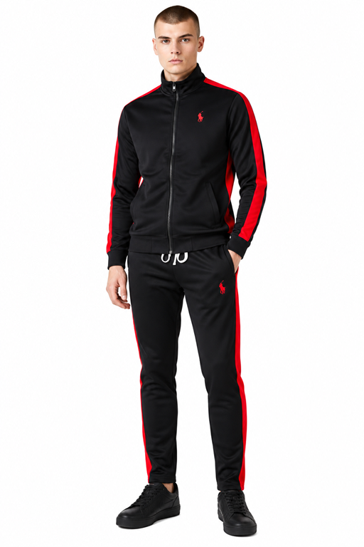 Ralph Lauren Polo Double-Knit Track Jacket & Pants 2 Pc Set