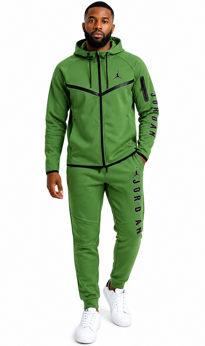 Jordan Sportswear Tech Fleece Men's Hoodie & Pants  2 Pc Set