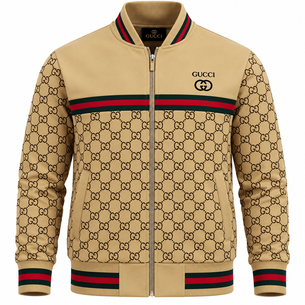 Gucci Monogram Zip-Up Jacket & Pants Set