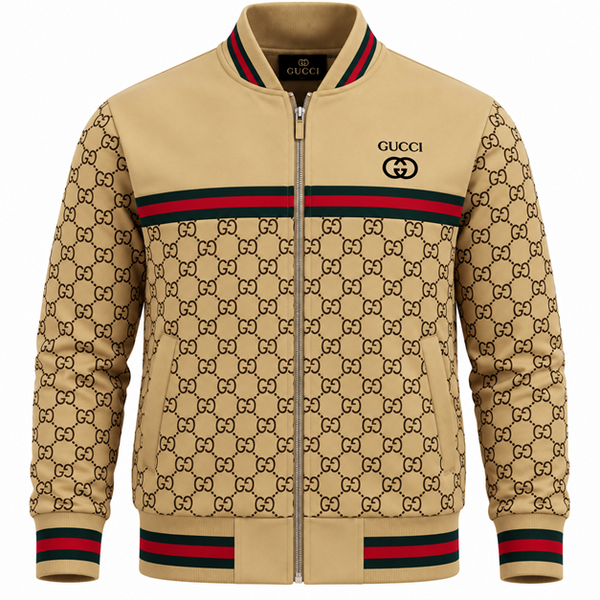 Gucci Monogram Zip-Up Jacket & Pants Set