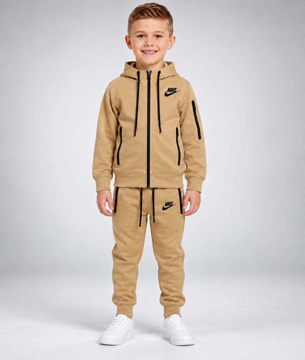 Nike Sportswear Tech Fleece Big Kids Full-Zip Hoodie& Pants Set