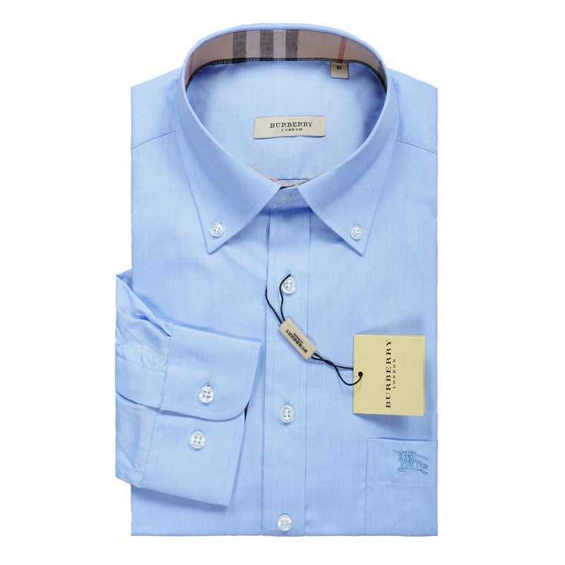 Burberry Long Sleeve  Check Inner Coller  Blue Main image