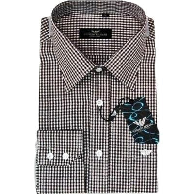 Armani Men's  Check Cotton Button Down Shirt Main image