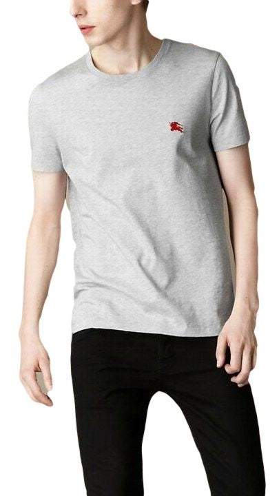 Burberry Men's Crew Neck T- Shirt  Gray Main image
