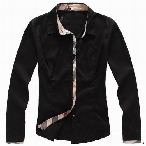 Burberry Women's  Black  Check Inner Collar Main image