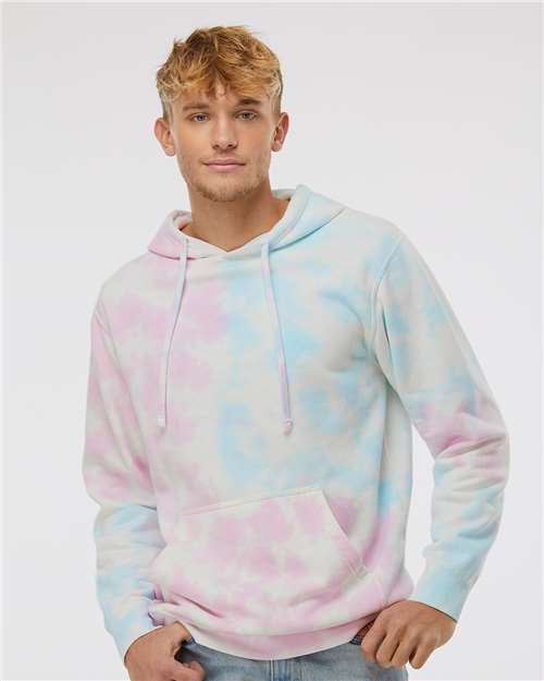 Independent Trading Co. PRM4500TD Unisex Midweight Tie-Dyed Hooded Sweatshirt