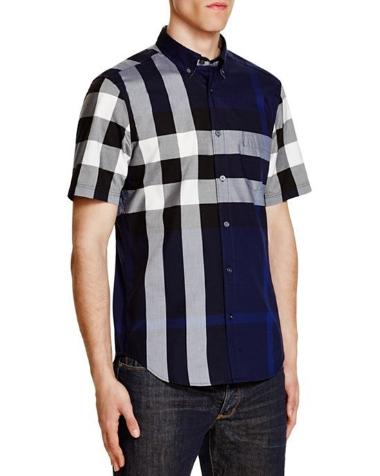 Burberry Fred Short Sleeve Slim Fit Button Down Shirt Secondary image