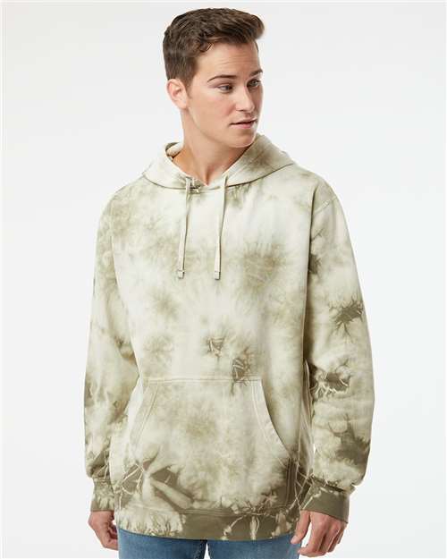 Independent Trading Co. PRM4500TD Unisex Midweight Tie-Dyed Hooded Sweatshirt