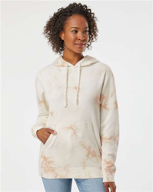 Independent Trading Co. PRM4500TD Unisex Midweight Tie-Dyed Hooded Sweatshirt