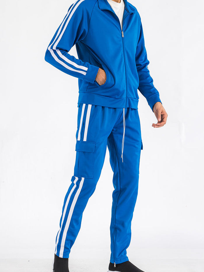 Two Stripe Cargo Pant Set-0