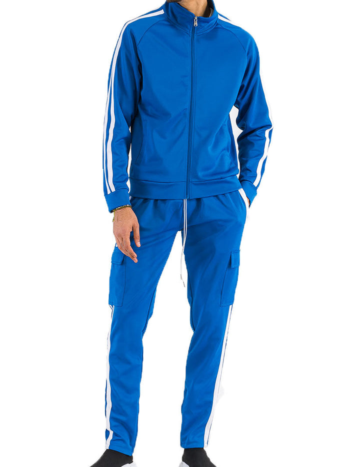 Two Stripe Cargo Pant Set-0
