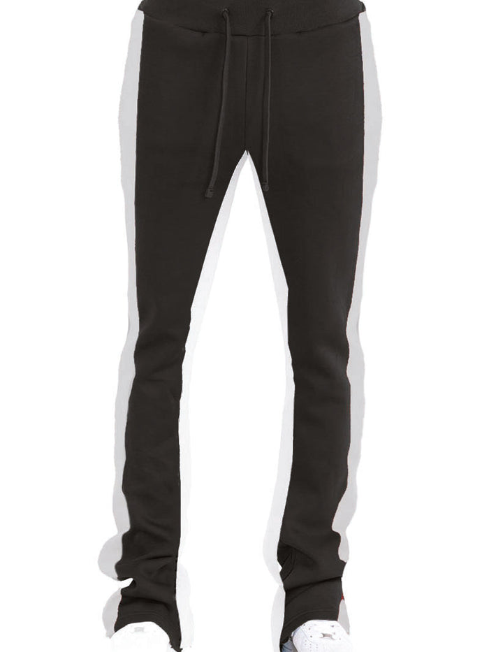 Dual Stripe Stacked Track Pants