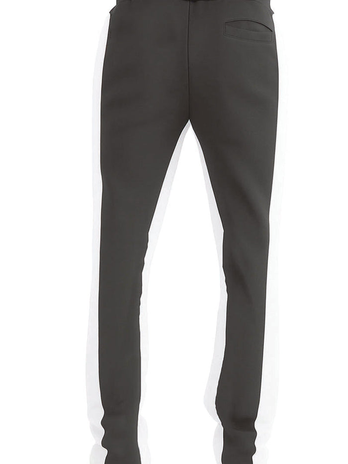 Dual Stripe Stacked Track Pants